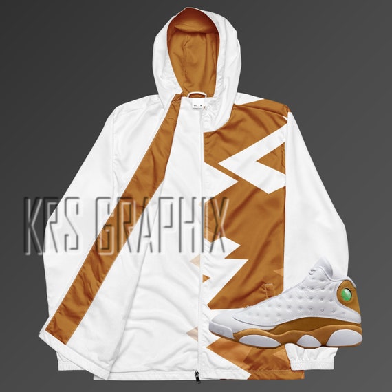 Zip Hoodie to Match Jordan 13 Wheat Jagged Etsy Canada