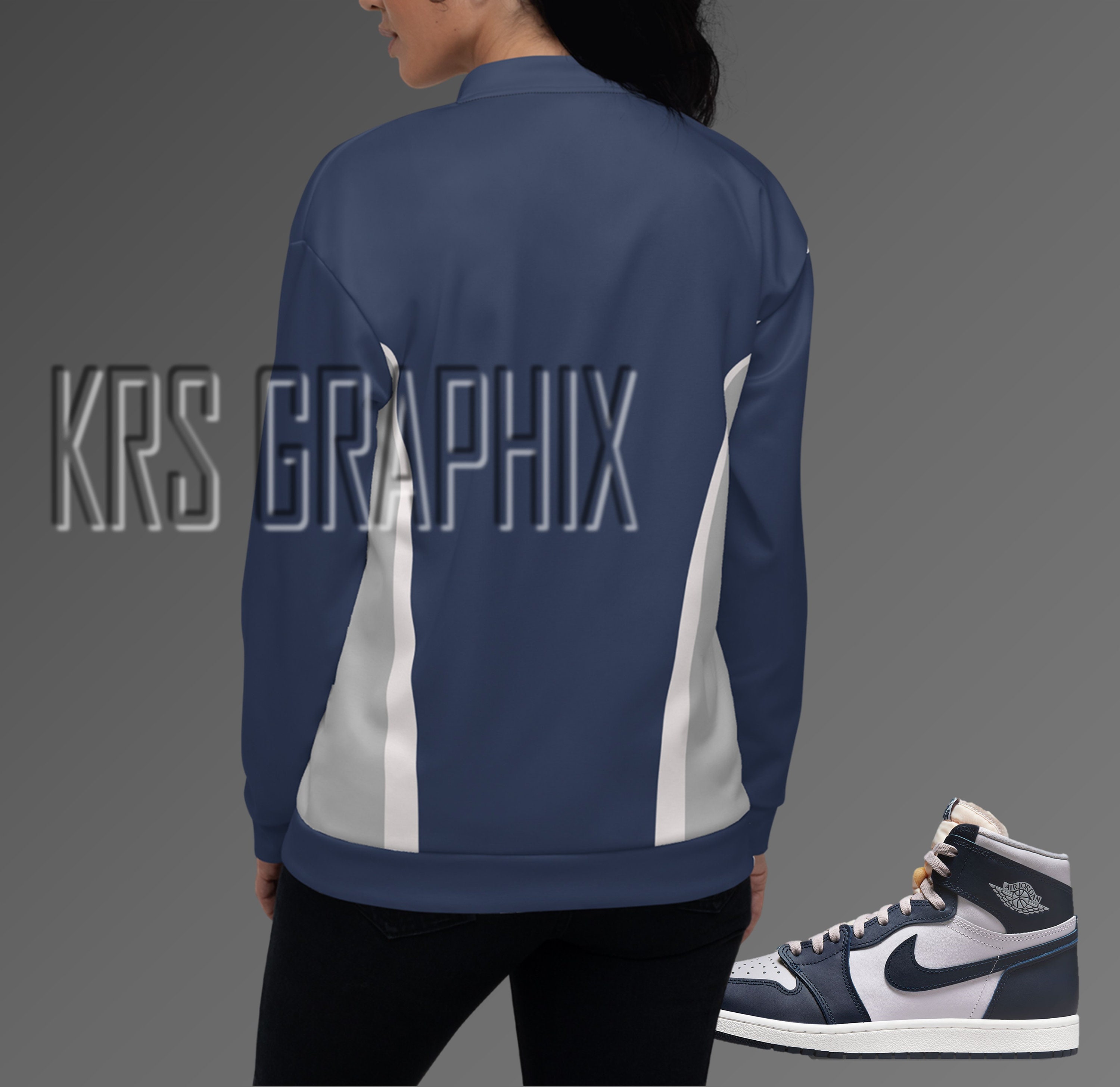 university blue jordan 1 jacket