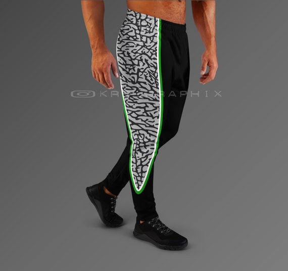 Pine Green Pants | Pine Green 3 Pants | Pine Green 3s Pants