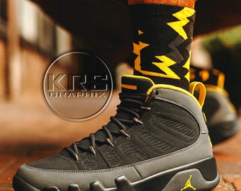 jordan 9s black and gold