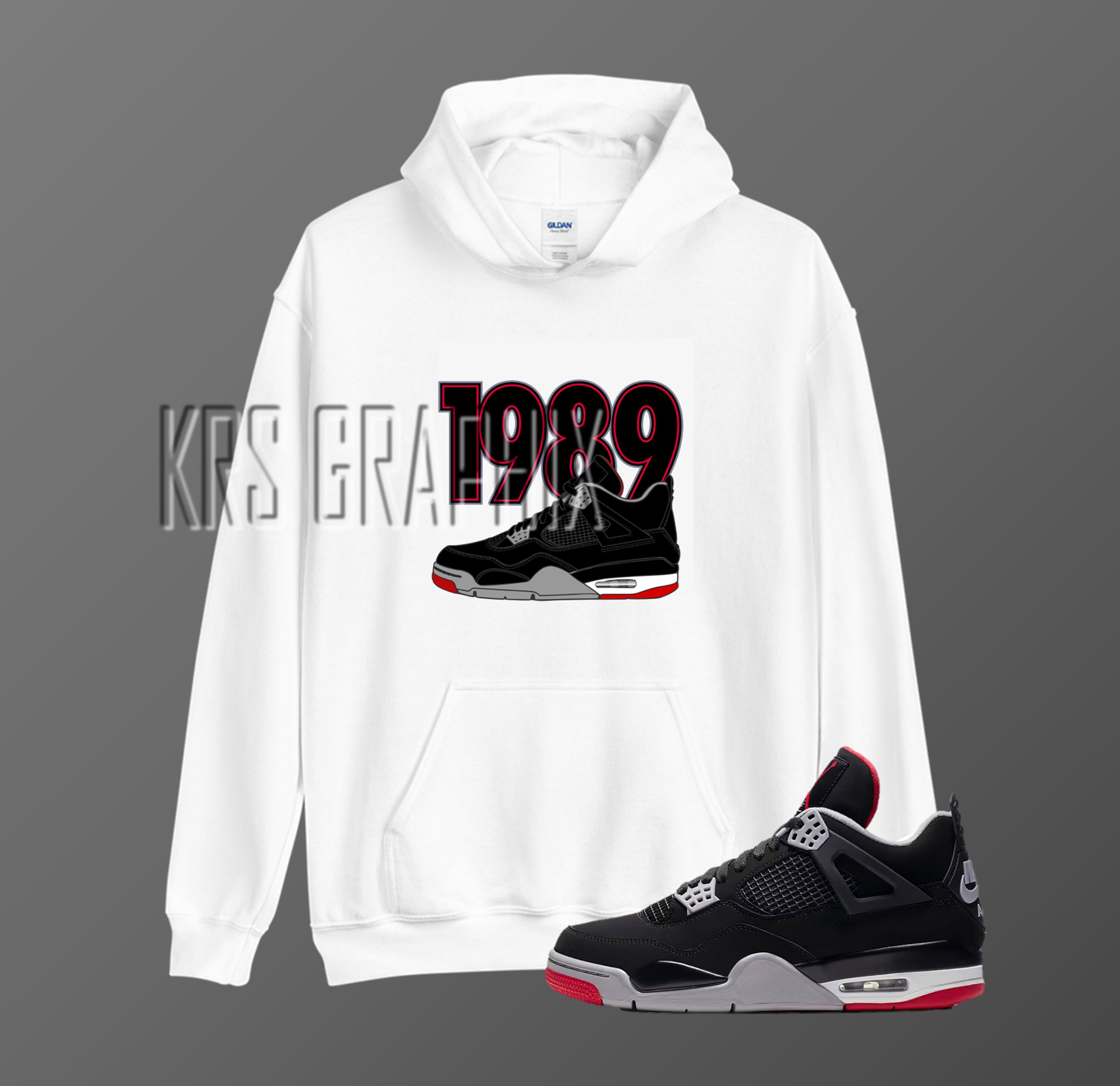 jordan 4 bred hoodie