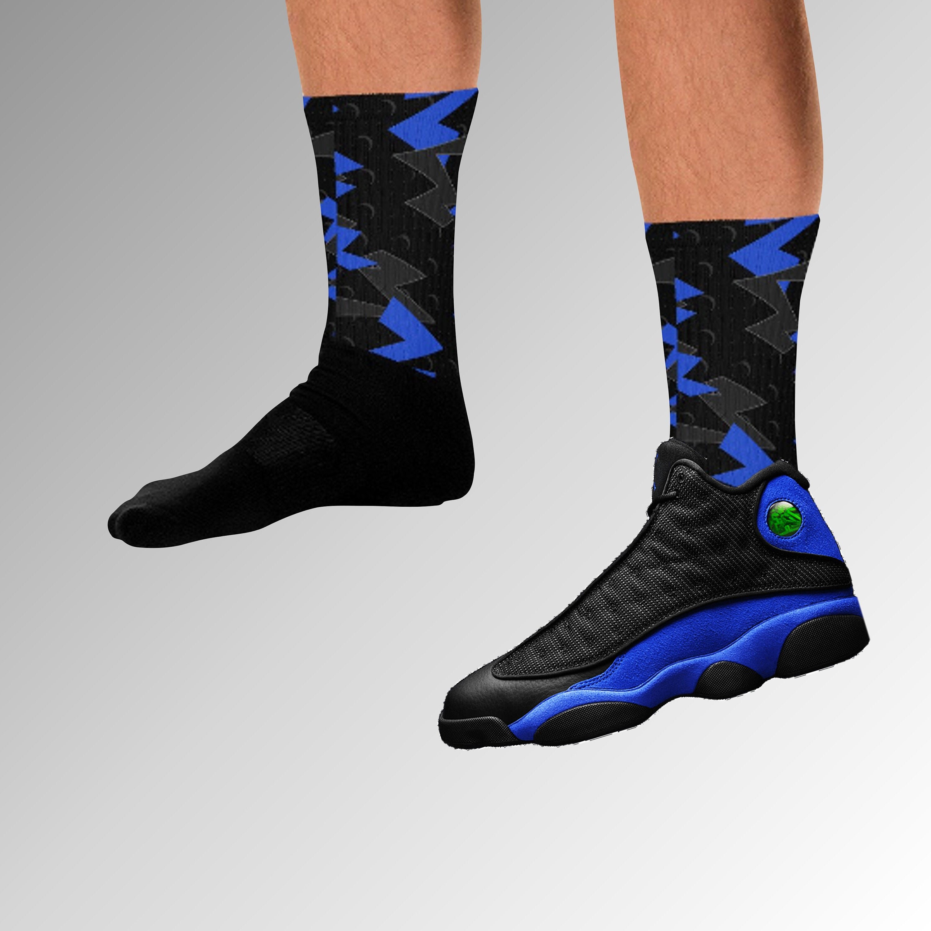 Royal blue jordan socks sales