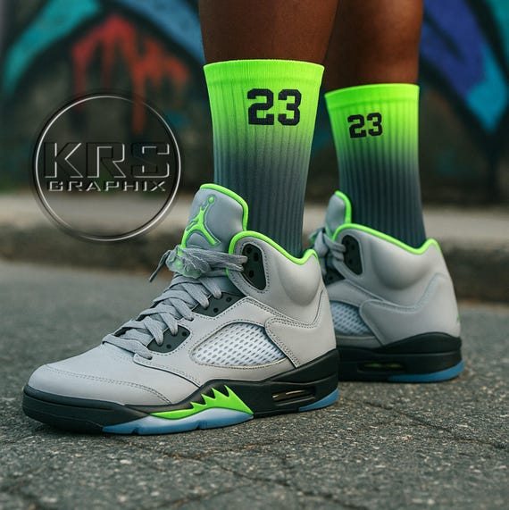 green bean 5s on feet