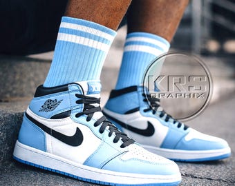 Calzini abbinati Jordan 1 UNC - Calzini UNC 1s