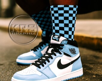 Calzini abbinati Jordan 1 UNC - Calzini UNC 1s