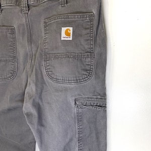 Vintage Carhartt Gray Carpenter Pants Size Mens 36x32 - Etsy