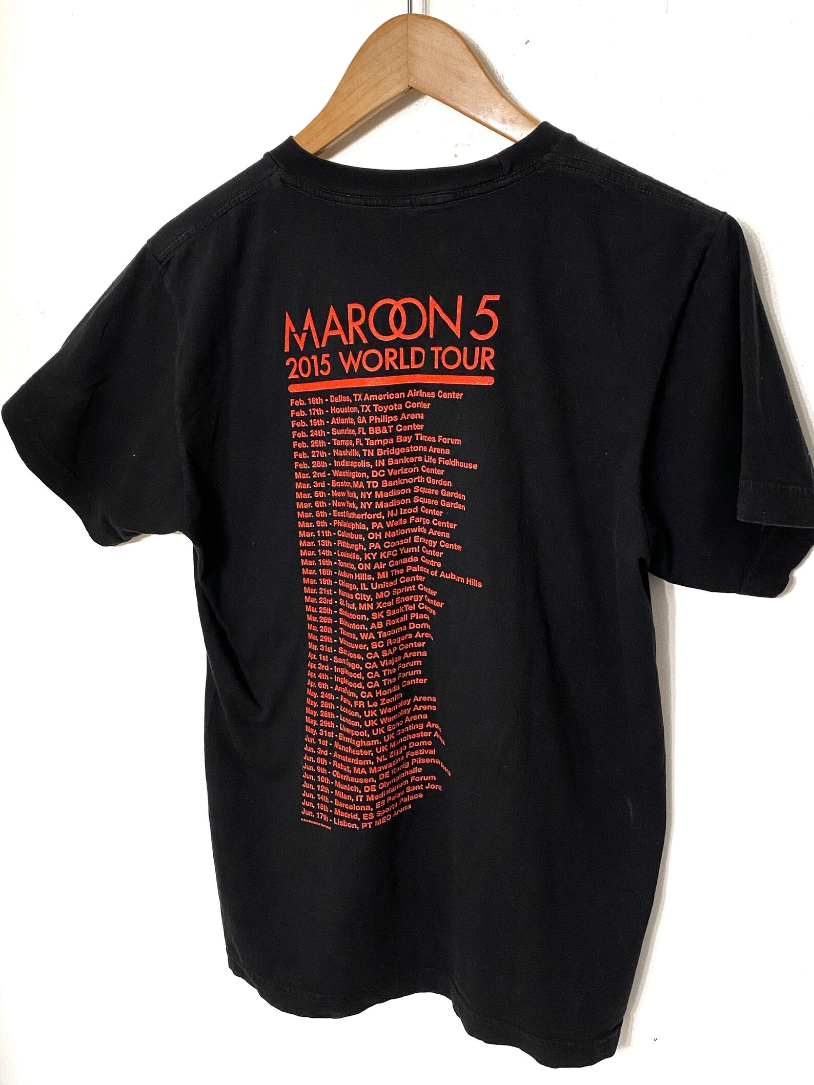 BUNDLE 3 Different Vintage Maroon 5 Tour Concert T-shirts - Etsy