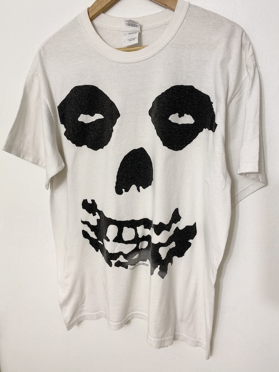 misfits white vintage 2002 t Shirt rare