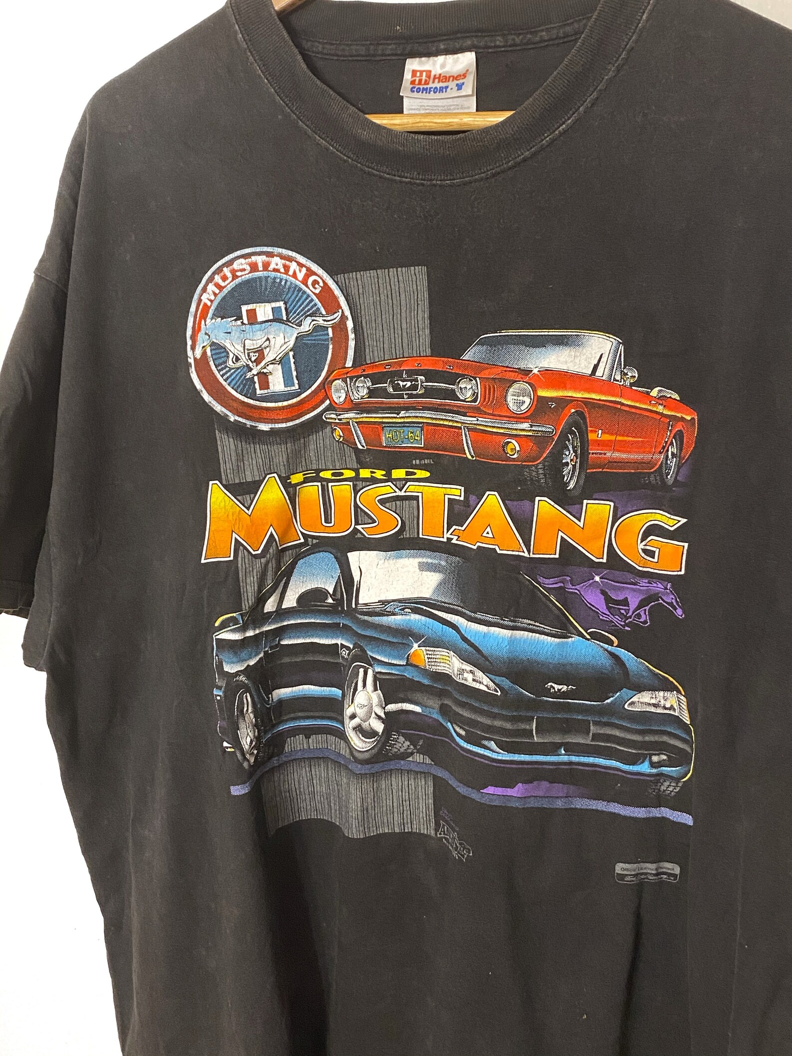 Vintage official Ford mustang merch T-shirt Daytona Florida | Etsy