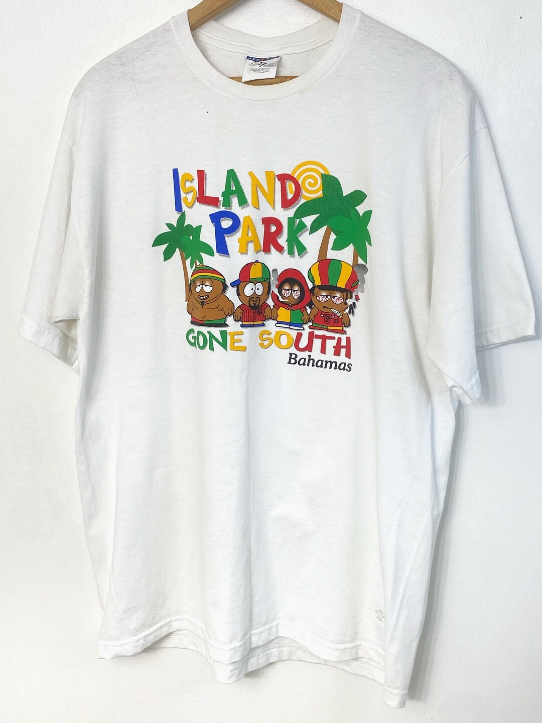 Vintage South Park Parody “island Park” T-shirt Size Adult M/L 22