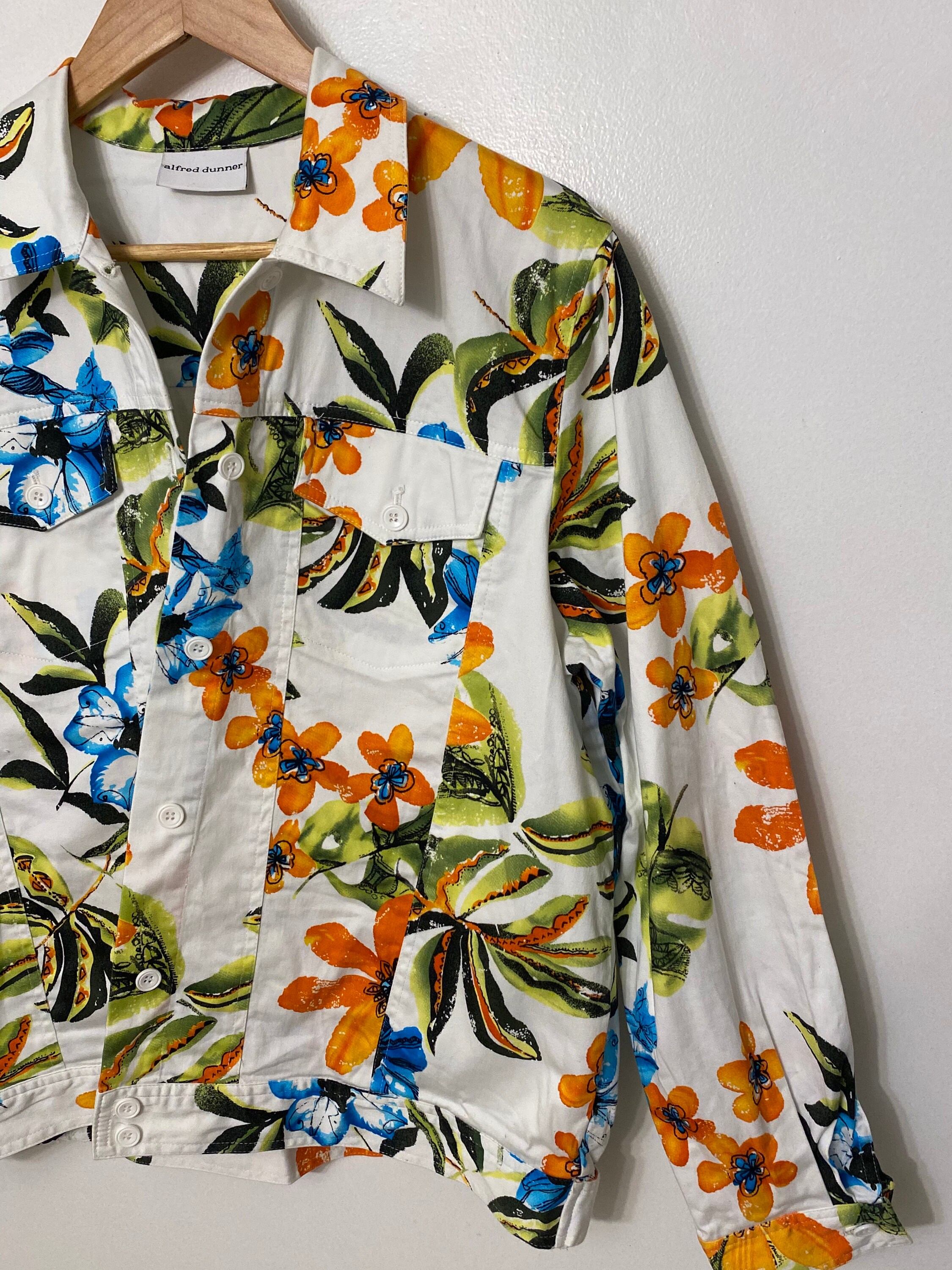 Flower Striped Jacket main image 1