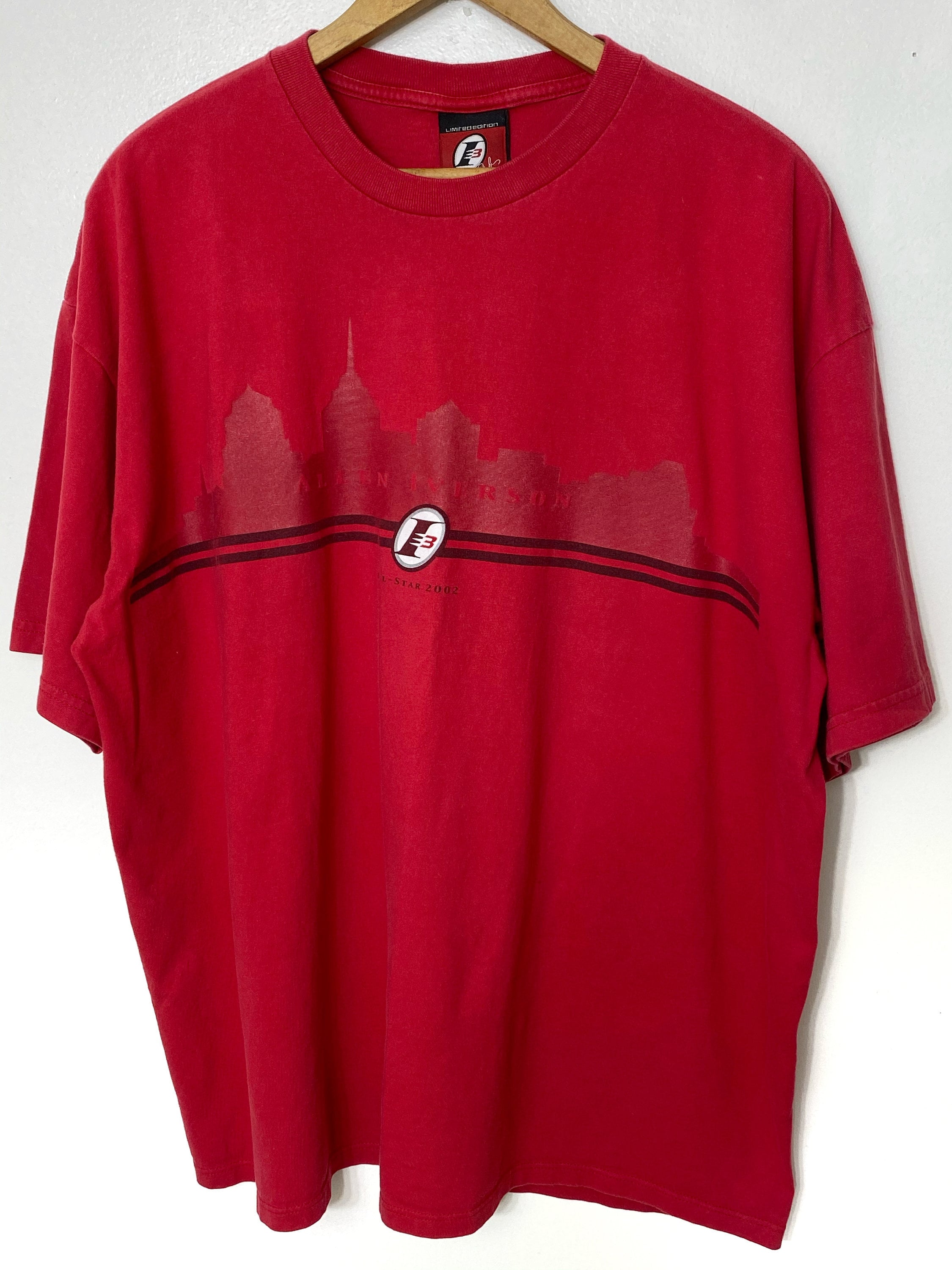 Vintage Allen Iverson T-shirt Reebok I3 2002 Philadelphia All Star Game ...