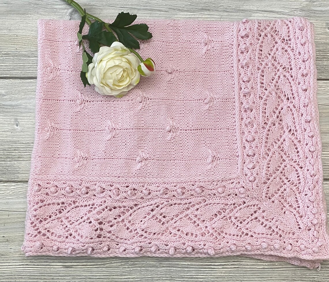 Baby blanket knit baby blanket handmade baby blanket one of Etsy