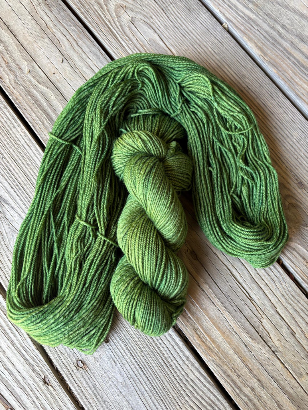Avocado Hand Dyed Superwash Merino DK Weight Yarn. Double Knitting Fall ...