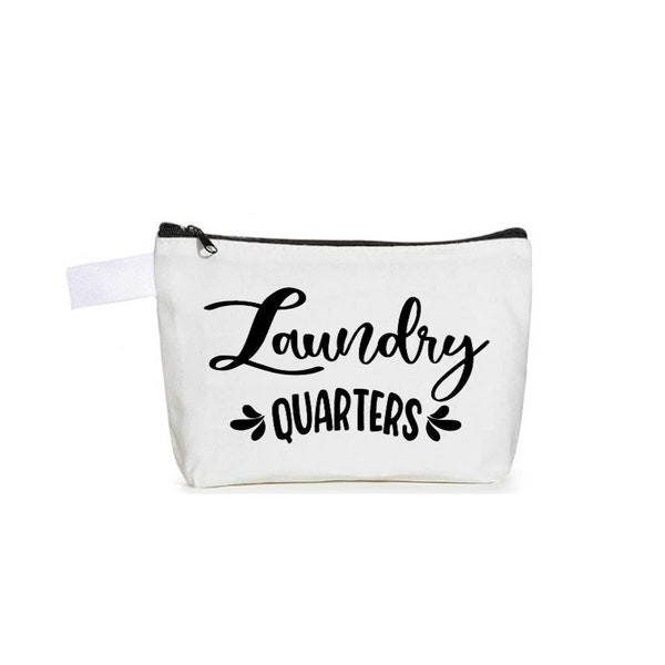 Laundry Quarters Bag, College Dorm Necessity, Laundry, Apartment Laundry, Laundromat Coin Purse, Detergent, Coin Operated Laundry Machine