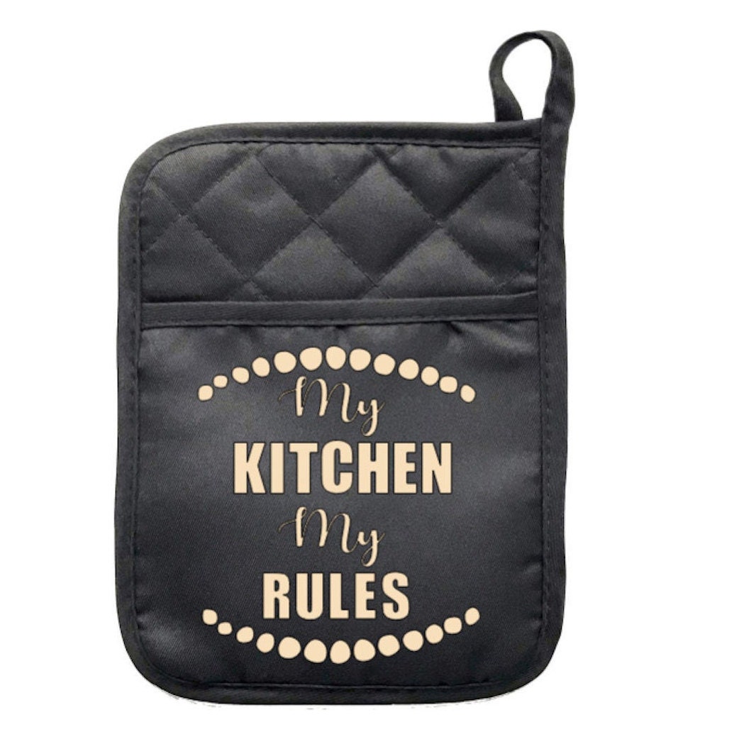 Personalized Custom Hot Pads Kitchen HUMOR Kitchen Accessories Etsy