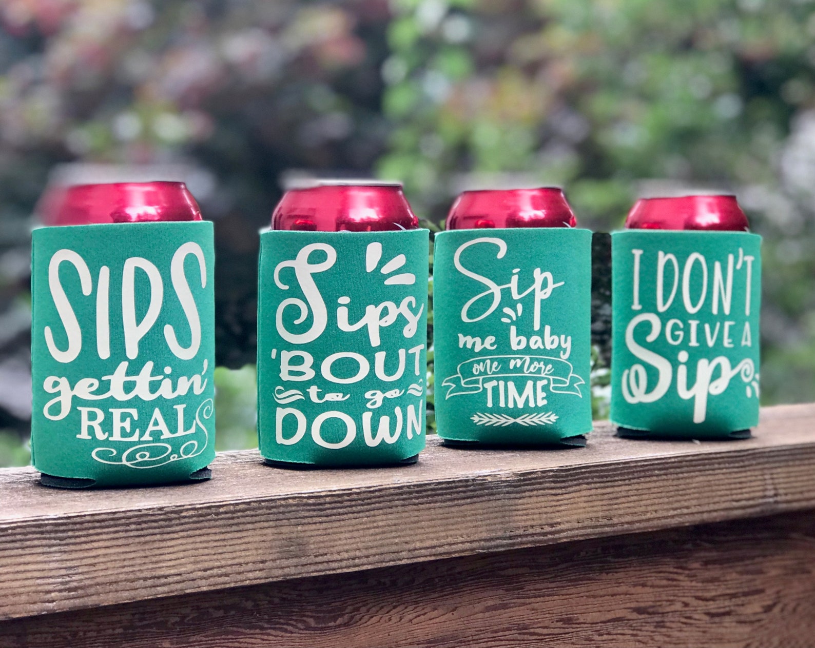 CUSTOMIZE ME Can Coolers Personalized Canned Drink Holders All Etsy