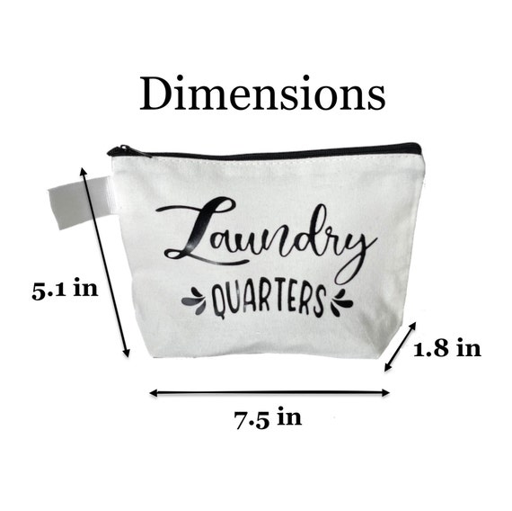 Laundry Quarters Bag, College Dorm Necessity, Laundry, Apartment