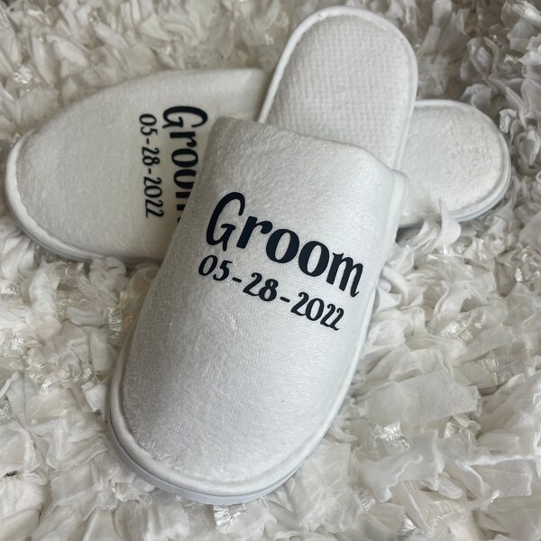 groomsmen slippers
