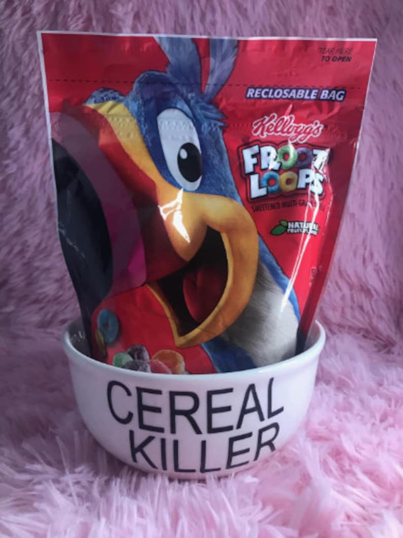 Cereal Killer Bowl Kitchen And Dining Custom Cereal Bowl Etsy