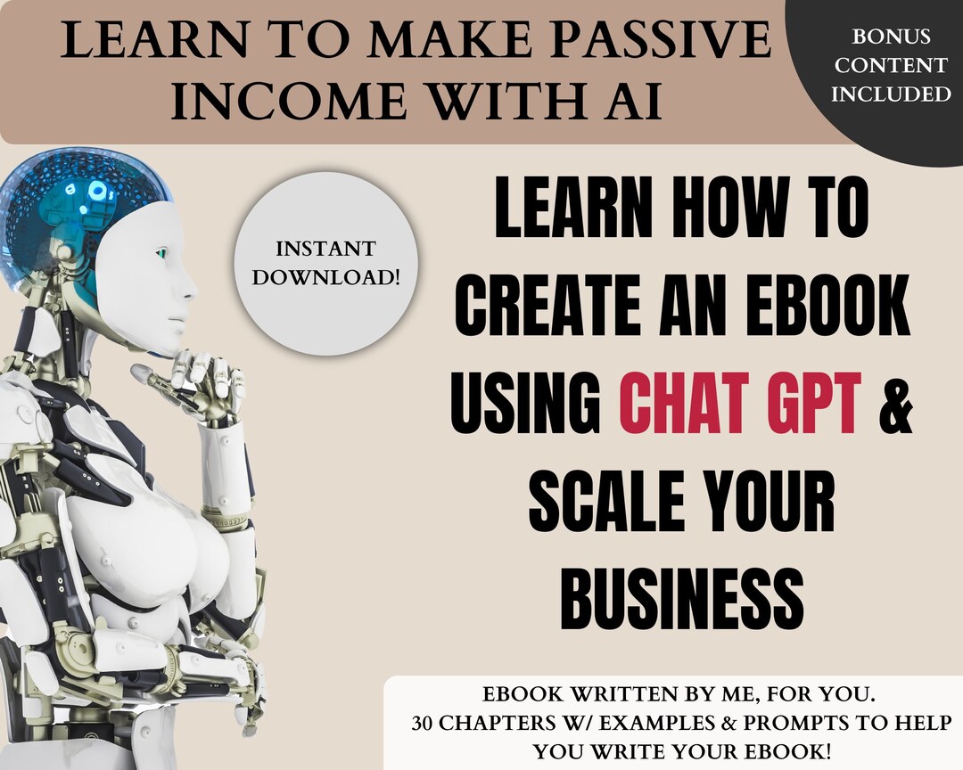 How to Create an Ebook Using Chat GPT Prompts, Passive Chatgpt