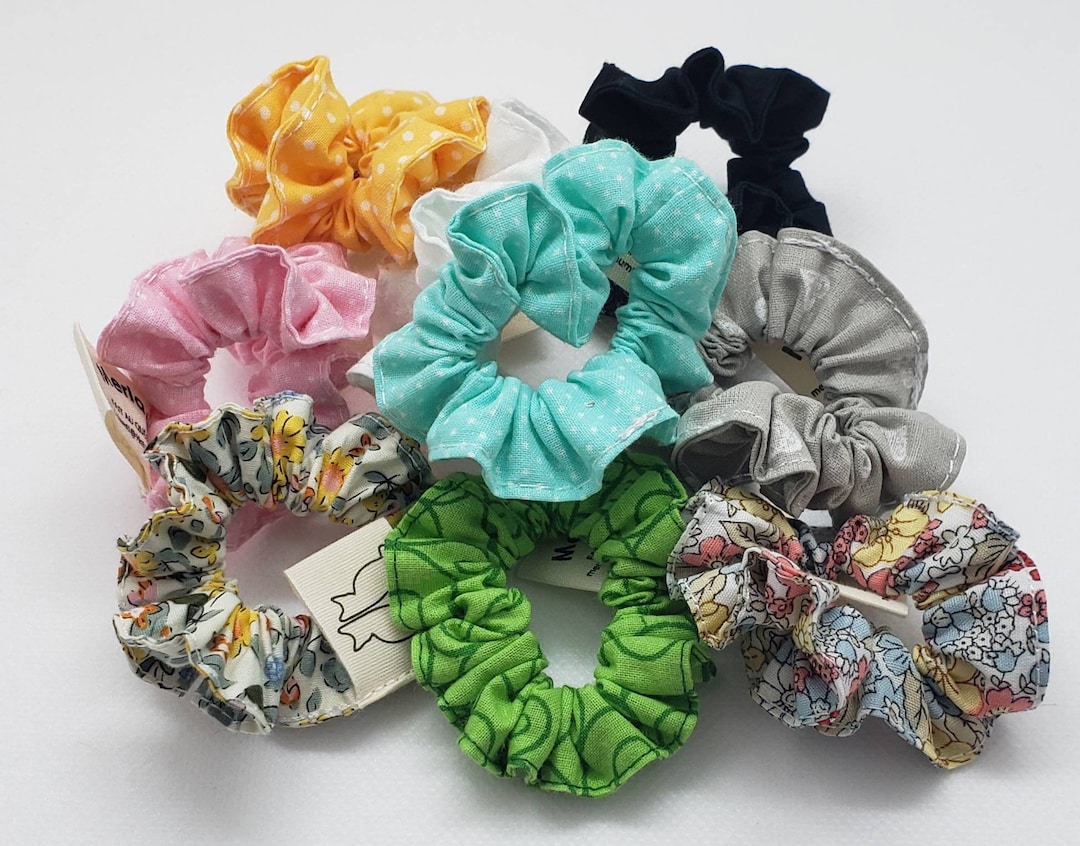100 Mini Chouchous Colorés Pour Cheveux - Élastiques Pratiques Et Fun Pour Toutes Les Coiffures