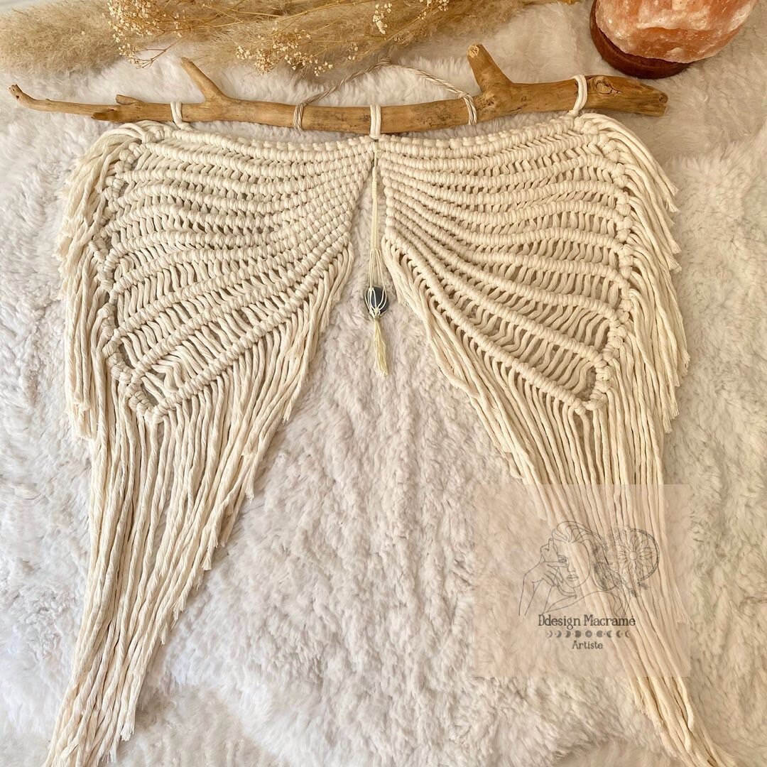 Angel Ailes d'ange Macramé