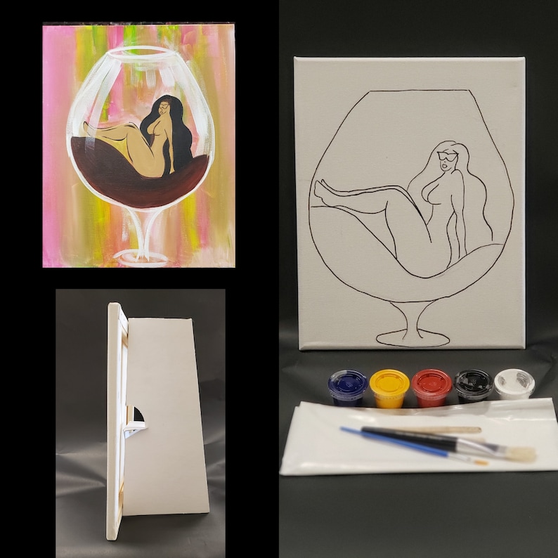Diy Paint And Sip Kits : Creates2Go DIY Kits | Create N Sip - Contact