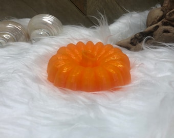 Sunken pumpkin hermit crab food bowl