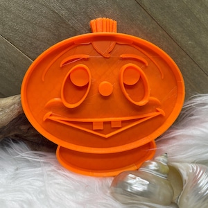 Fall Pumpkin dish for hermit crabs based on a real vintage Halloween blow mold (Standard Duty)