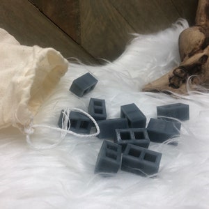 Einsiedler Krabbe Anreicherung winziger Cinder Block Food Hides 10er Set