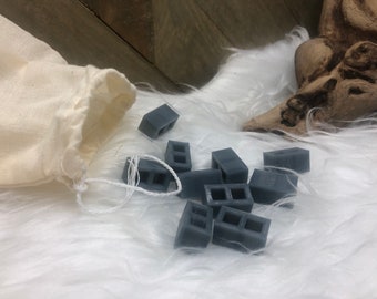 Hermit crab enrichment tiny cinder block food hides set of 10