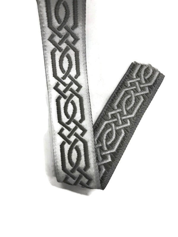 Celtic Rope Ribbon 35 Mm Celtic Knot 1.37 Inch Handwoven Ribbon Embroidered - Etsy