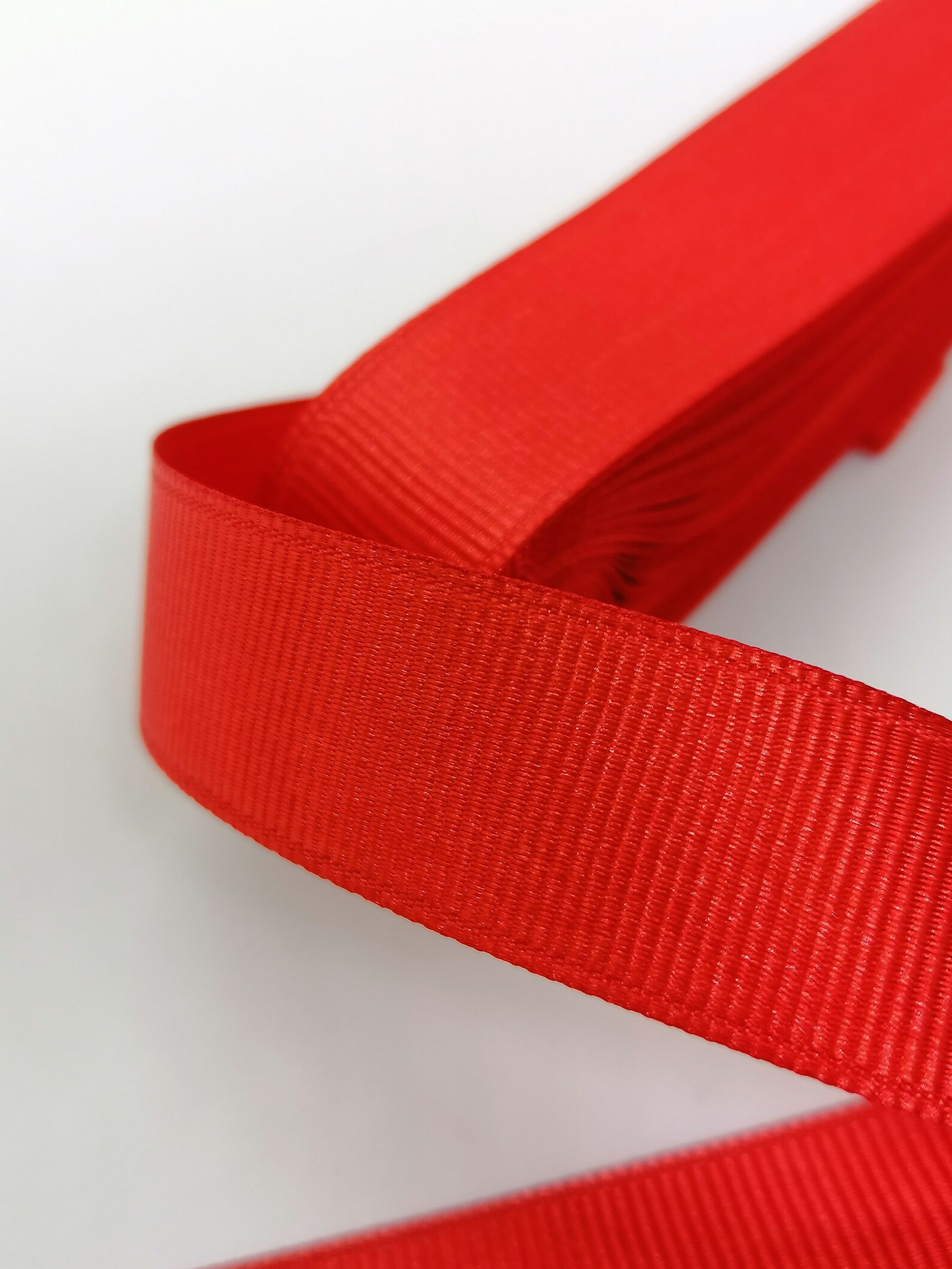 10 Meters / 10.93 Yards Red Grograin Ribbons 10/20/30/40 Mm | Etsy