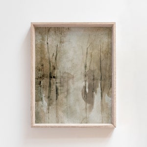 Abstract Neutral Wall Art, Watercolor Painting, Earth Tones Art, Rustic Wall Art, Abstract Nature Art, Neutral Decor, Vintage Style Art
