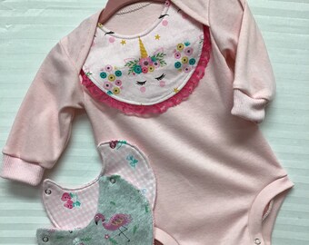 snap on bibs