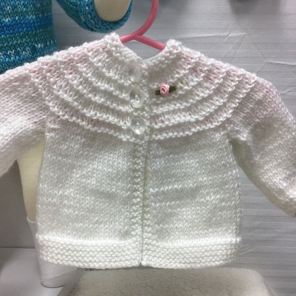 Hand Knit Baby Sweater