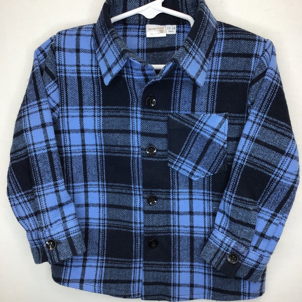 Kids Flannel Shirts, Button Down, Baby and Toddler