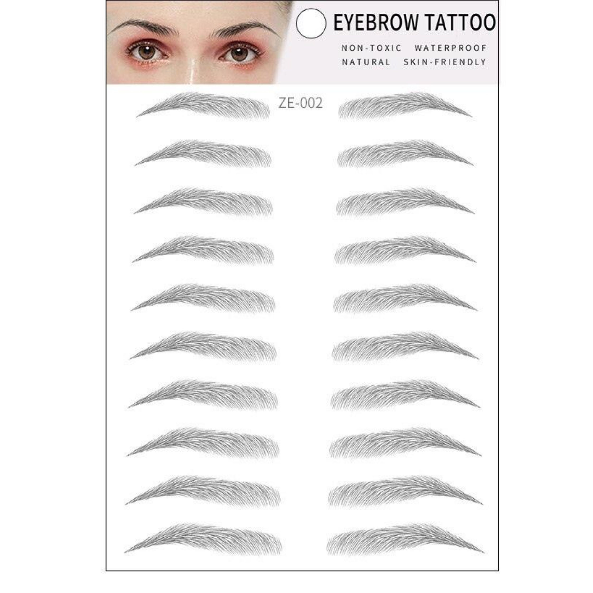 Hair-like Authentic Eyebrow Tattoo Sticker - Etsy Hair-like Authentic Eyebrow Tattoo Sticker - Etsy