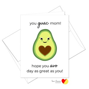 Du guac Mama! Hoffe, Sie avo Tag so toll wie Sie - Muttertag Mutter Geburtstag - Innen Nachricht anpassbar
