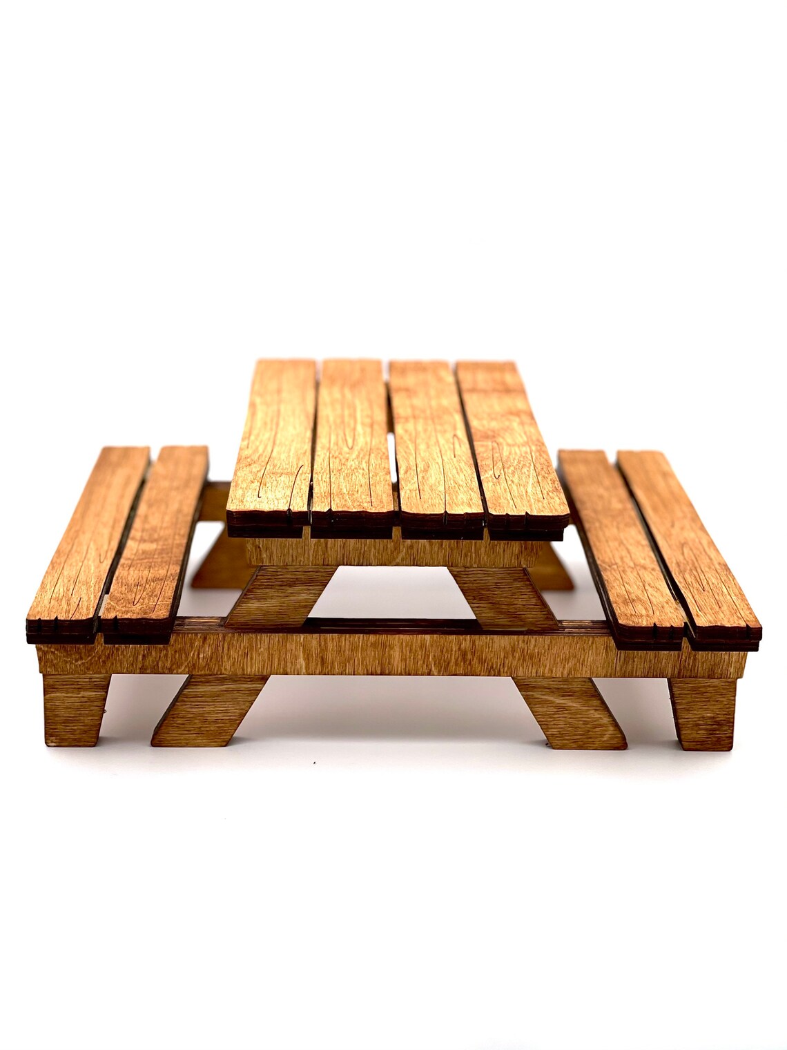 1/6 Wooden Picnic Table for Blythe Barbie Dolls Miniature Etsy