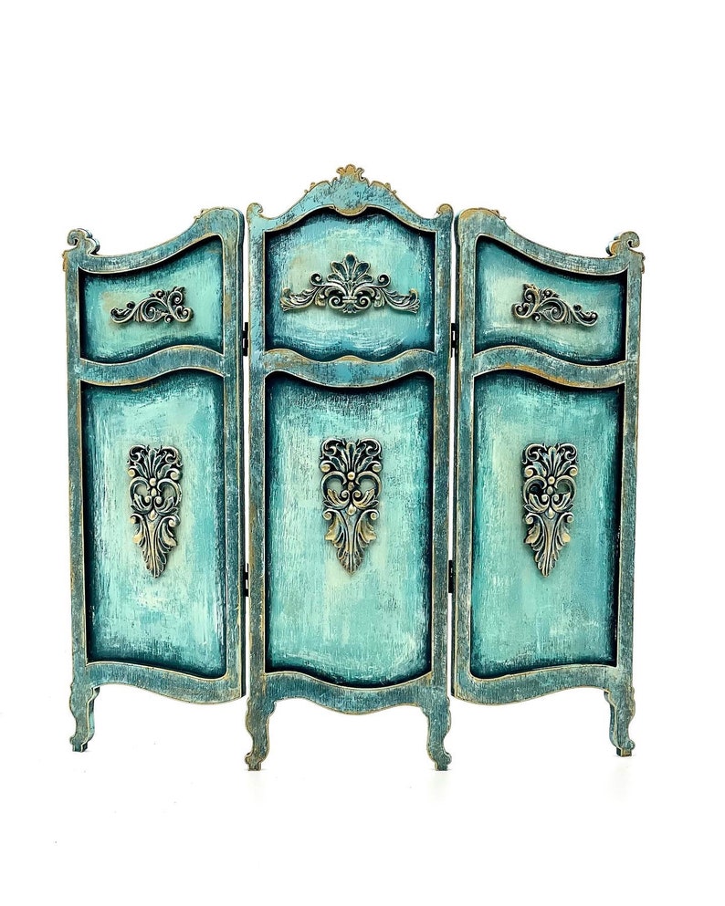 16 Dressing Room Screen for Doll Dollhouse Divider 3 Panels Etsy