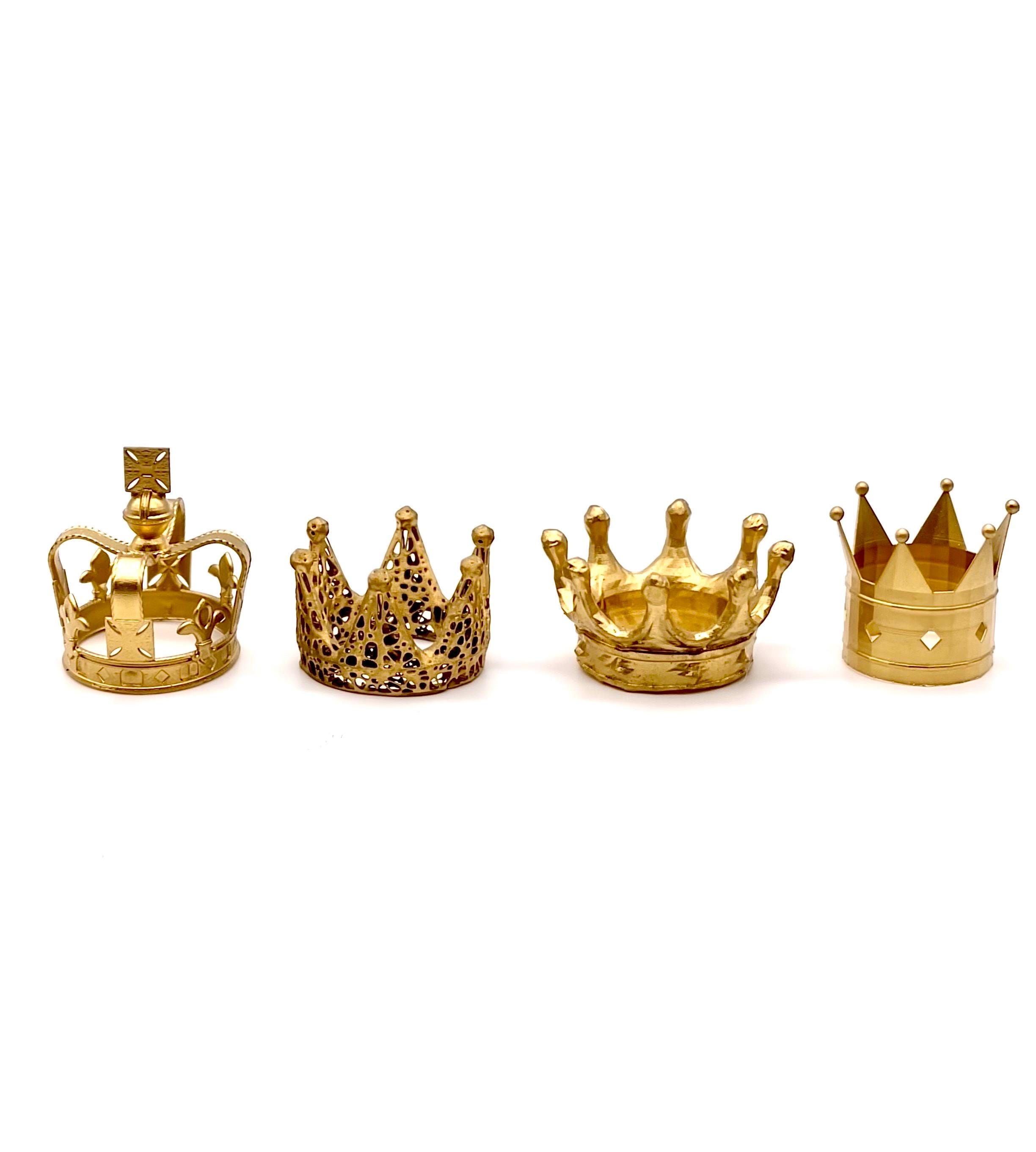 Miniature Oval and Round Crown for Doll, Tiny Tiara, Fashion