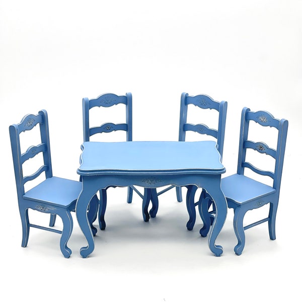 Wooden Doll Table Etsy