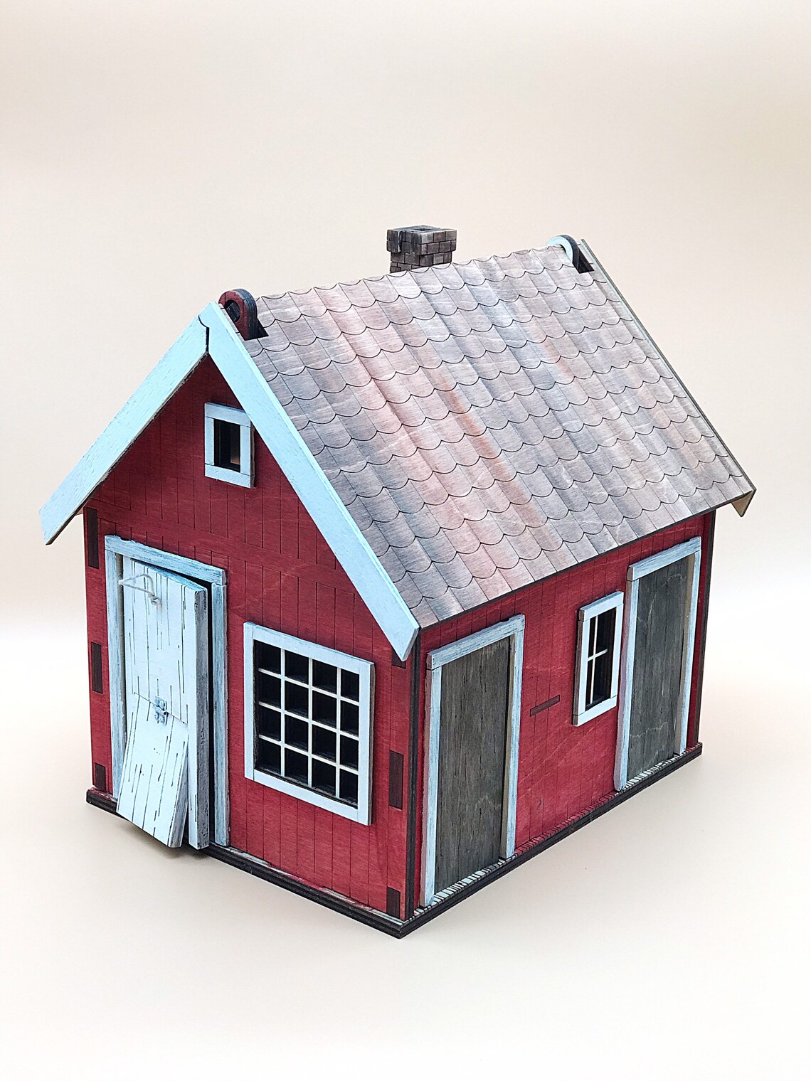 Wooden toy chicken coop DIY play farm kit pretend play for Etsy