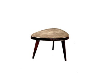 Miniature Retro Coffee Table, Doll Roombox Furniture, Wooden Mini Table