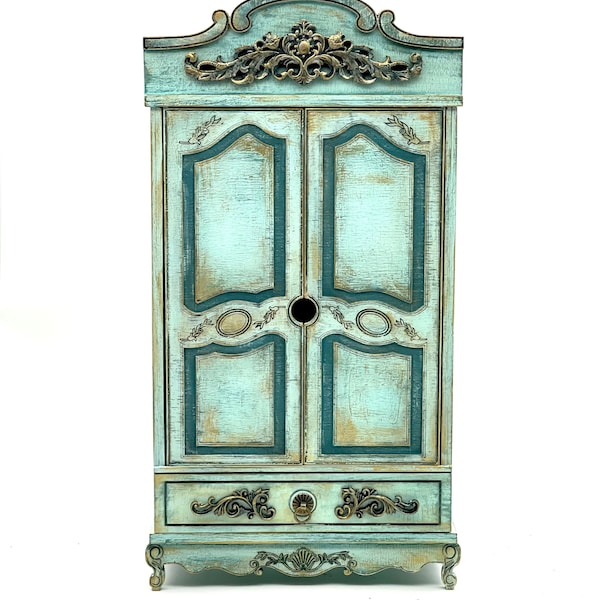 1/6 Scale Miniature Doll Closet, Diorama Roombox