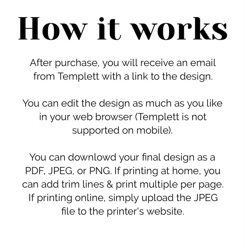 Templett Download Staples Walmart Sized for Walgreen/'s 4 x 8 in Minimalist Printable Save the Date Card