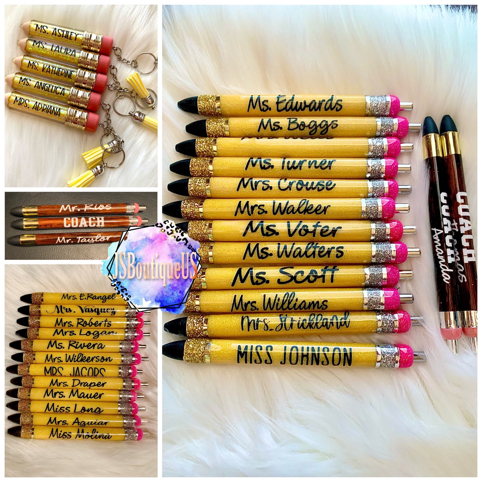 Personalized Teacher Pens Gifts /pencil Pens/ Pencil Etsy