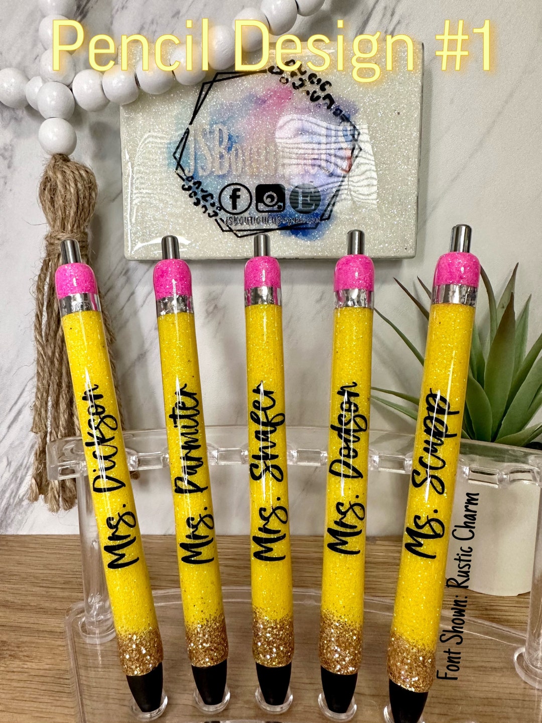 Personalized Teacher Pens Teacher Gifts Pencil Pens Teacher Pencil Pens Teacher Appreciation